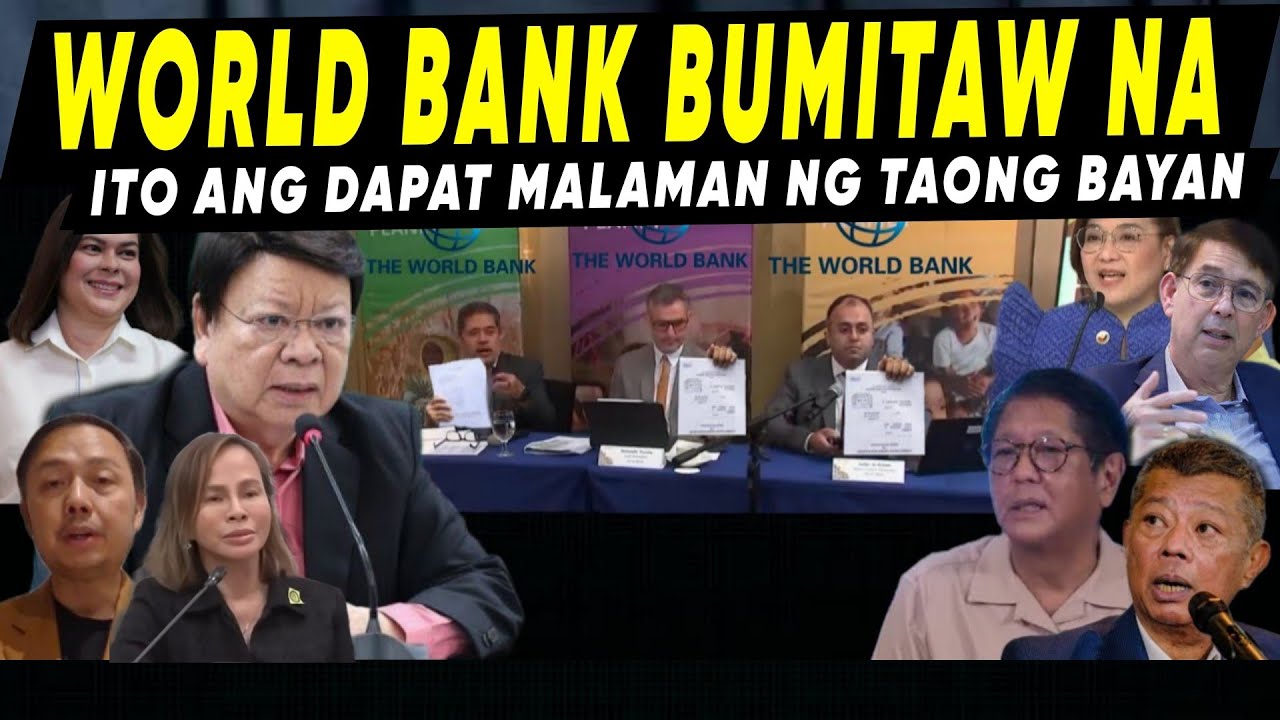 YARE si JR at BOY1NG sa WORLD BANK Nagpasa B0G saPALASY0? NIYARE si B0NGIT BOY/NG RECT0 CABRAL FILES