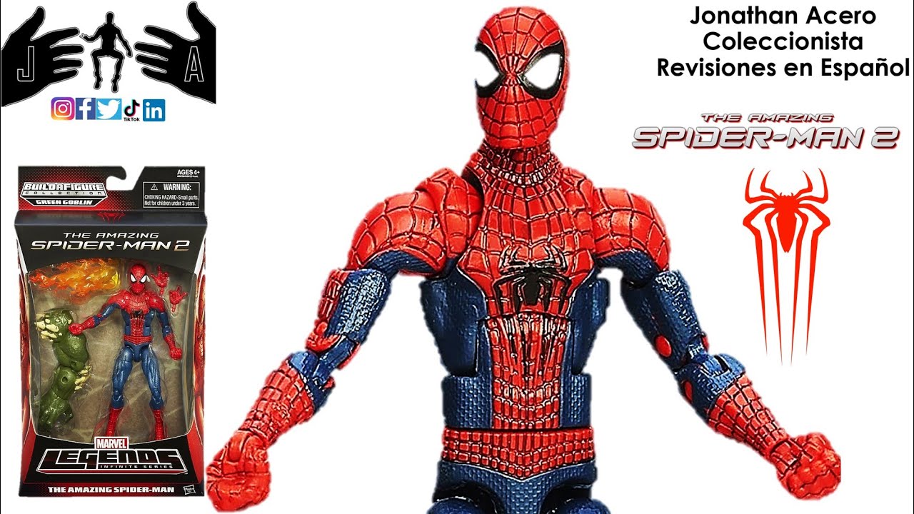Villano tierra principal solamente Amazing Spiderman-man 2 Marvel Legends Ultimate Green Goblin series Toy  Review Jonathan Acero RenE - YouTube
