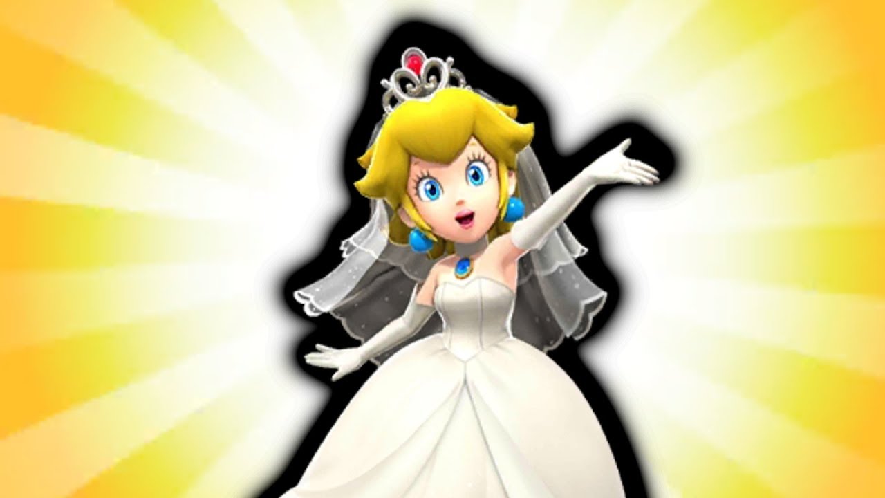 The game title is reminiscent of super princess peach, and the title charac...