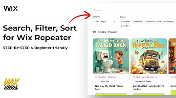 Add Advanced Filters in Wix (Search, Sort & Preloader!) | Wix Ideas