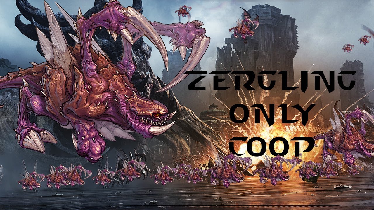 Can You Beat Heart Of The Swarm With Zerglings Only? Co-op Edition
