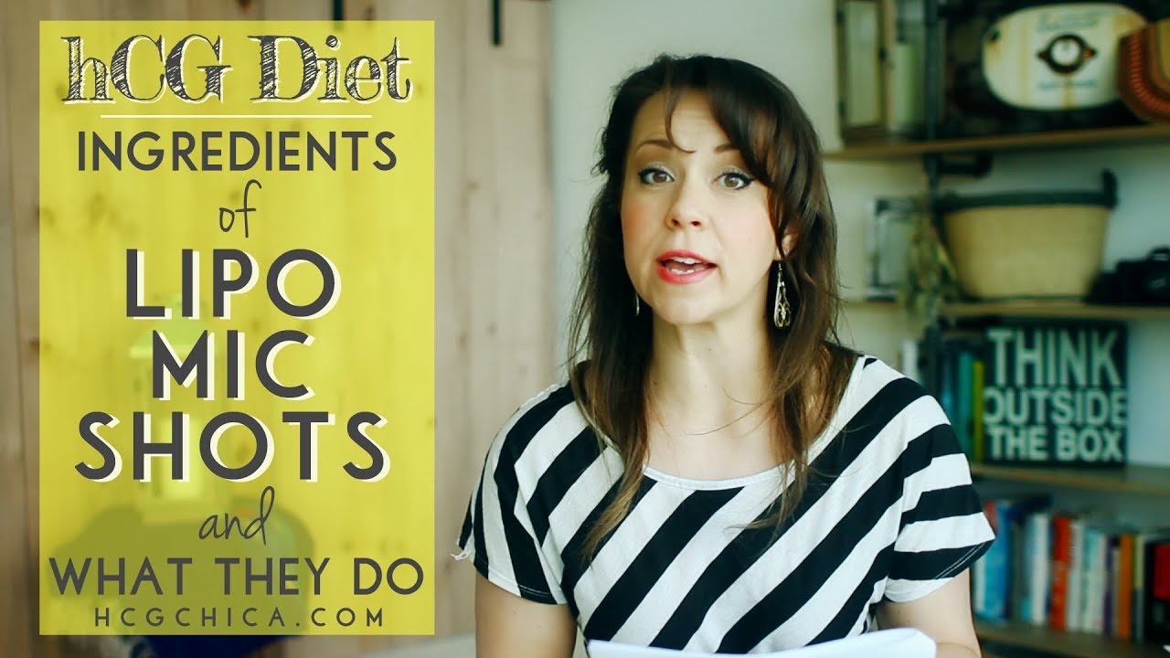 Ingredients of lipo mic shots on the hCG Diet YouTube