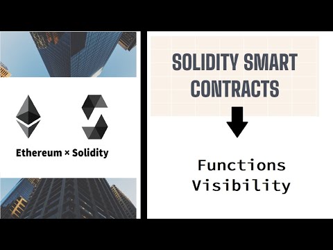 Functions Visibility in solidity smart contract