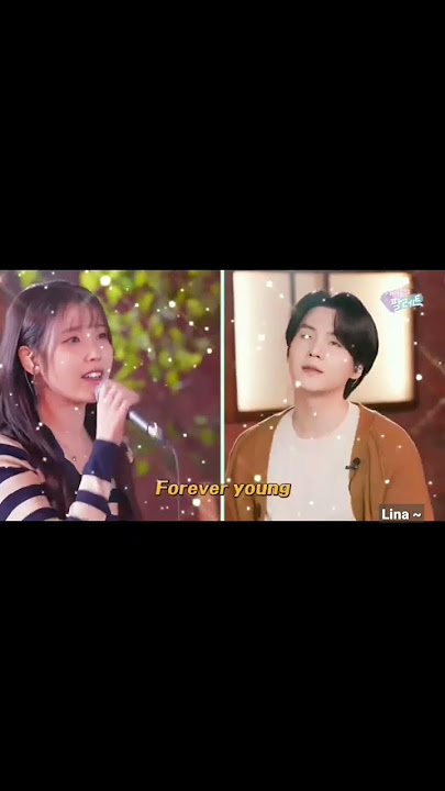 IU and Suga 💜💕 #suga #iu #eight #foreveryoung #iu×suga #shorts