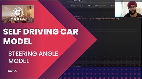 Carla : Supervised Learning Model for steering angle |Self Driving Car|Python