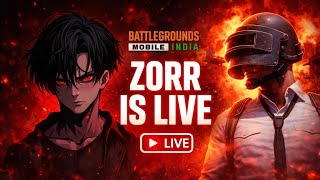 ZORR IS LIVE 🔥 Ultimate Royale | Full Squad Intense Gameplay | BGMI LIVE