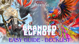 BRANDED ELFNOTE BEST DECK| Easy guide & Deck profile & Ranked Duels | Yu-Gi-Oh! Master Duel