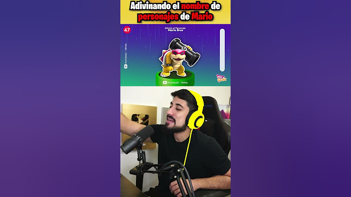 ADIVINA EL PERSONAJE DE MARIO BROS #4 😳