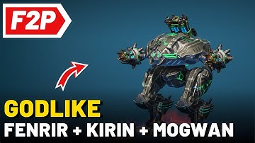 Fenrir with Kirin & Mogwan - War Robots Free to Play Gameplay (No Commentary) WR F2P