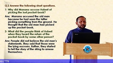 Lesson #5, Lec #3 | A Piece of String | 1st Year English