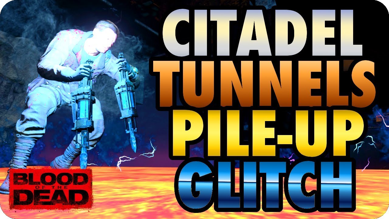 BO4 Zombie Glitches: Citadel Tunnels Pile Up Zombie Glitch on BOTD - Black Ops 4 Zombie Glitches