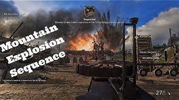Mountain Explosion Shooting Range Target Sequence WW2