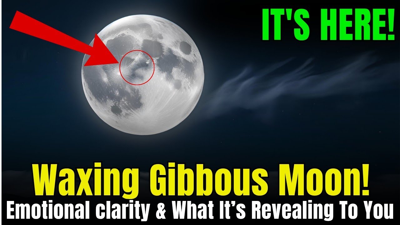 Why Waxing Gibbous Moon Is A Spiritual Checkpoint? Emotional clarity & What It’s Revealing To You