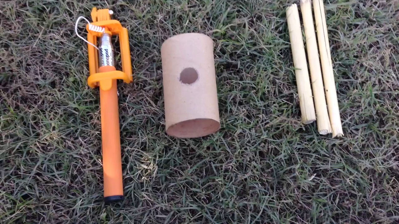 How to make tripod stand with selfie stick YouTube