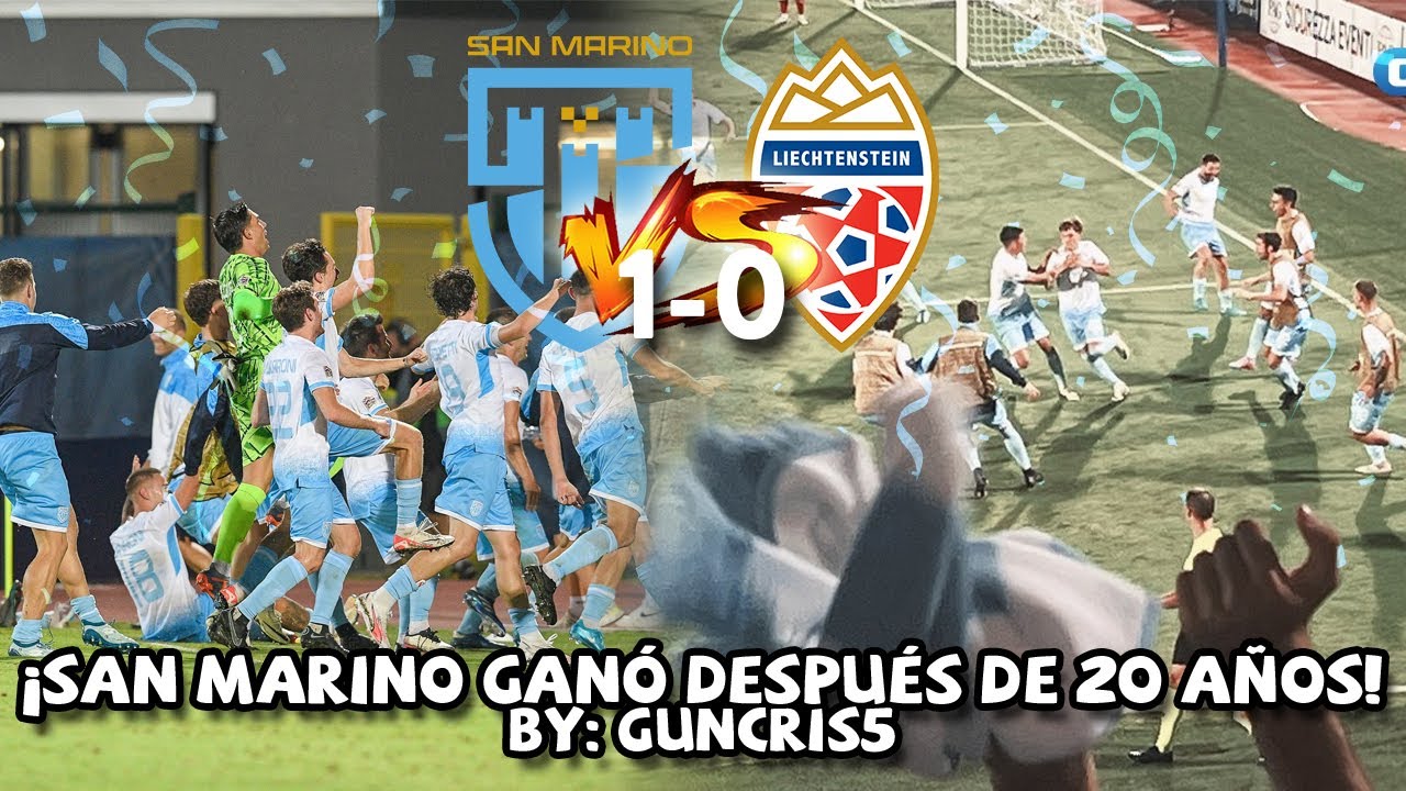 🇸🇲, los 141 partidos seguidos que estuvo SAN MARINO sin ganar un partido en 20 años (2004-2024)