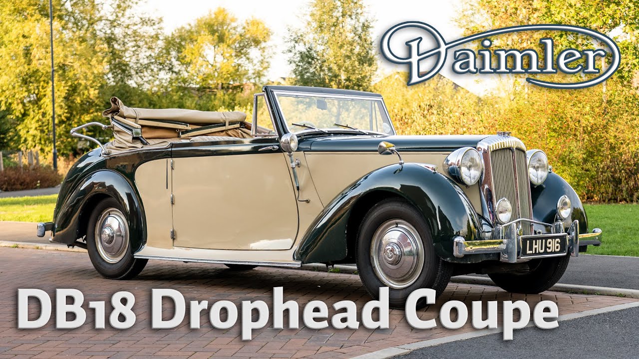1949 Daimler DB18 2 ½ Litre Foursome Drophead Coupe - YouTube