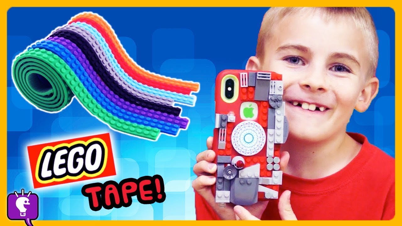 5 COOL IDEAS For LEGO TAPE! Cell Phone MakeOver Toy Review and