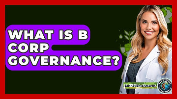 What Is B Corp Governance? - Earth Science Answers
