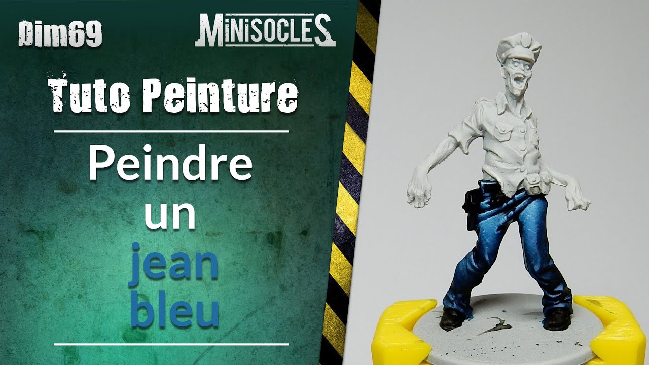 Peinture sur figurines [TUTO] : Peindre un Jean bleu
