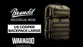 WARAGOD x Brandit  US Cooper Large batoh 40L