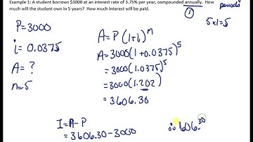 MCR3U 8.2 Compound Interest Future Value