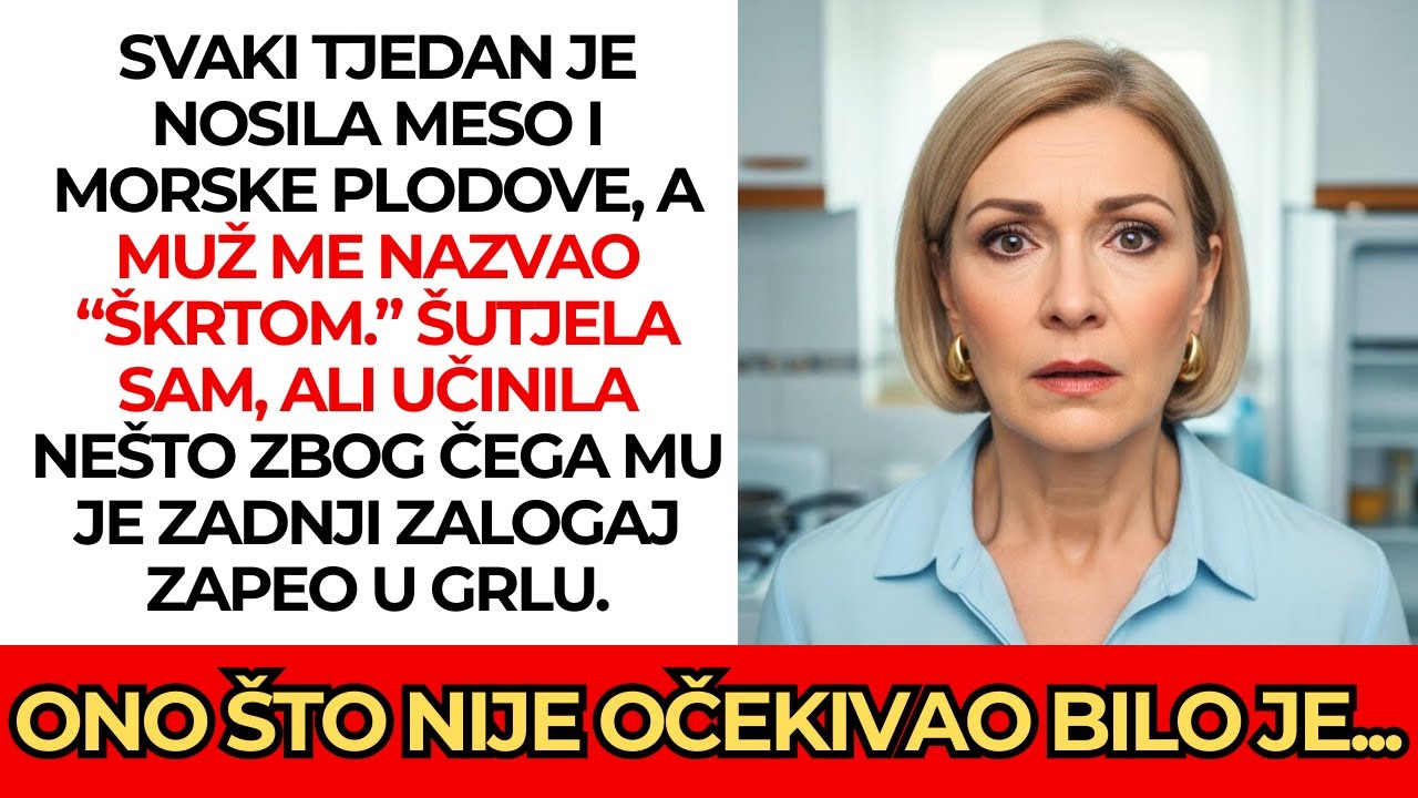 Šogorica je svaki tjedan dolazila po meso i morske plodove 🥩 muž me nazvao “škrtom” 😡 učinila sam n😏