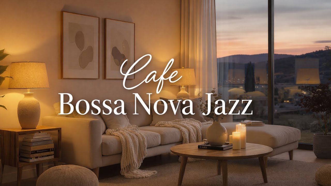 Cafe Bossa Nova Jazz | Relaxing Background Music for Study & Work