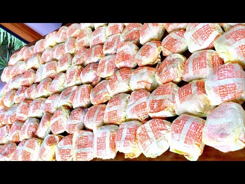 100 McDonald's Cheeseburger Challenge