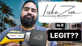 ACTUAL Jeweler Reviews Luke Zion Jewelry! You Wont BELIEVE What they're made out of!