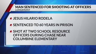 Man sentenced to 60 years for shooting at Longmont Police officers