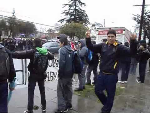 Protesta Liceo San Jos y Teresa Brown de La Calera