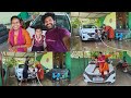 Summer day atrocities  summer enjoy with family at home  car wash  playing  happy moments