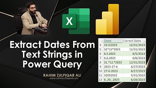 How to Extract Dates From Text Strings in Power Query (Excel / POWER BI) Different Incorrect Format