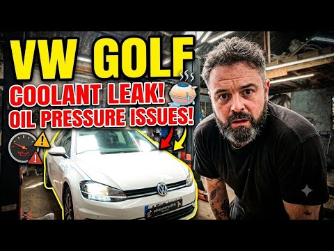 2018 VW golf with a slight coolant leak and flashing glow plug light at 2000rpm! Standard procedure 