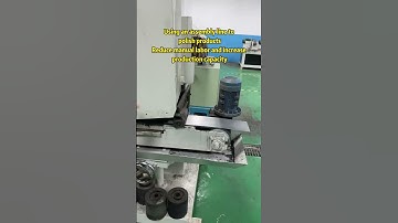 Round tube outer diameter drawing and polishing equipment#round tube grinding machine