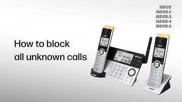 Block all unknown calls with the Smart Call Blocker - VTech IS8128