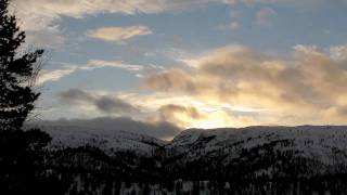 Bortelid Sunset Winter Time Lapse HD 720p