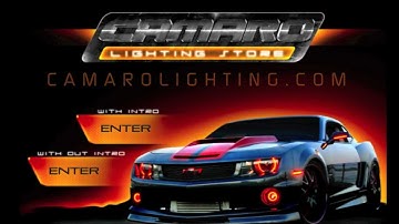 ORACLE Colorshift 2.0 Halos and Dynamic LED Scanner on Non-RS Chevrolet Camaro