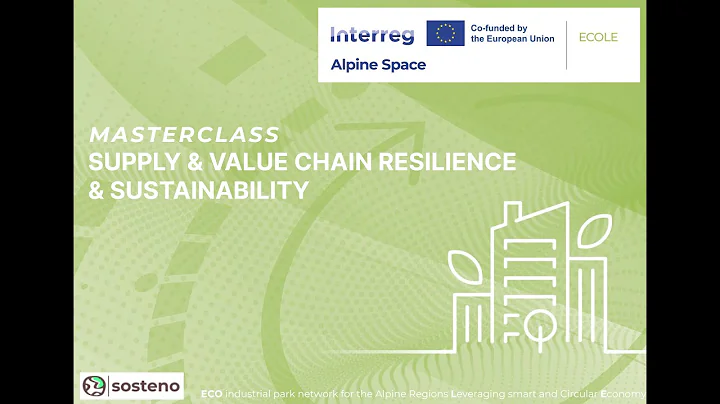 ECOLE  Masterclass on supply & value chain resilience & sustainability