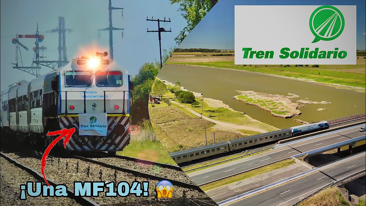 Tren Solidario 59 a Cnel. VIDAL con una ¡MF104!🔥#trenesargentinos #linearoca