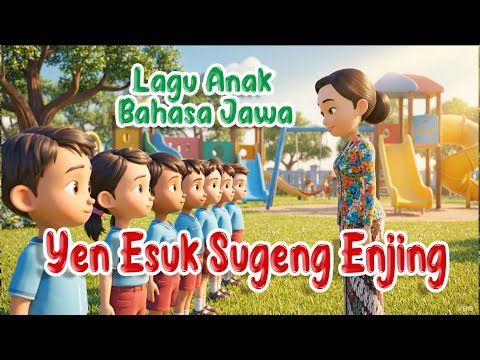 YEN ESUK SUGENG ENJING - Lagu Anak Bahasa Jawa || SICATA