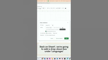 Google Translate in Google Sheets in 1 minute #shorts
