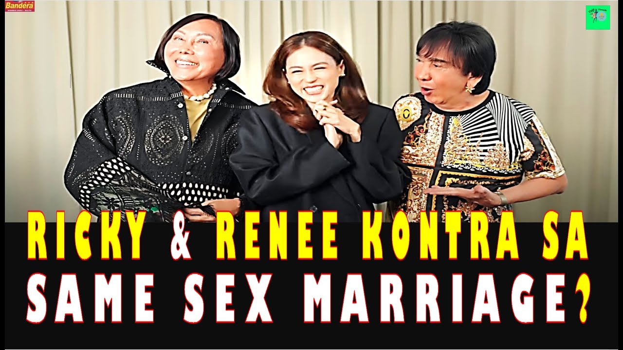RICKY REYES at RENEE SALUD KONTRA SA SAME SEX MARRIAGE? 😮🧑‍🤝‍🧑💑👰 # ...