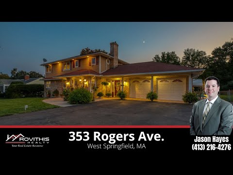 353 Rogers Ave., West Springfield, MA home video tour