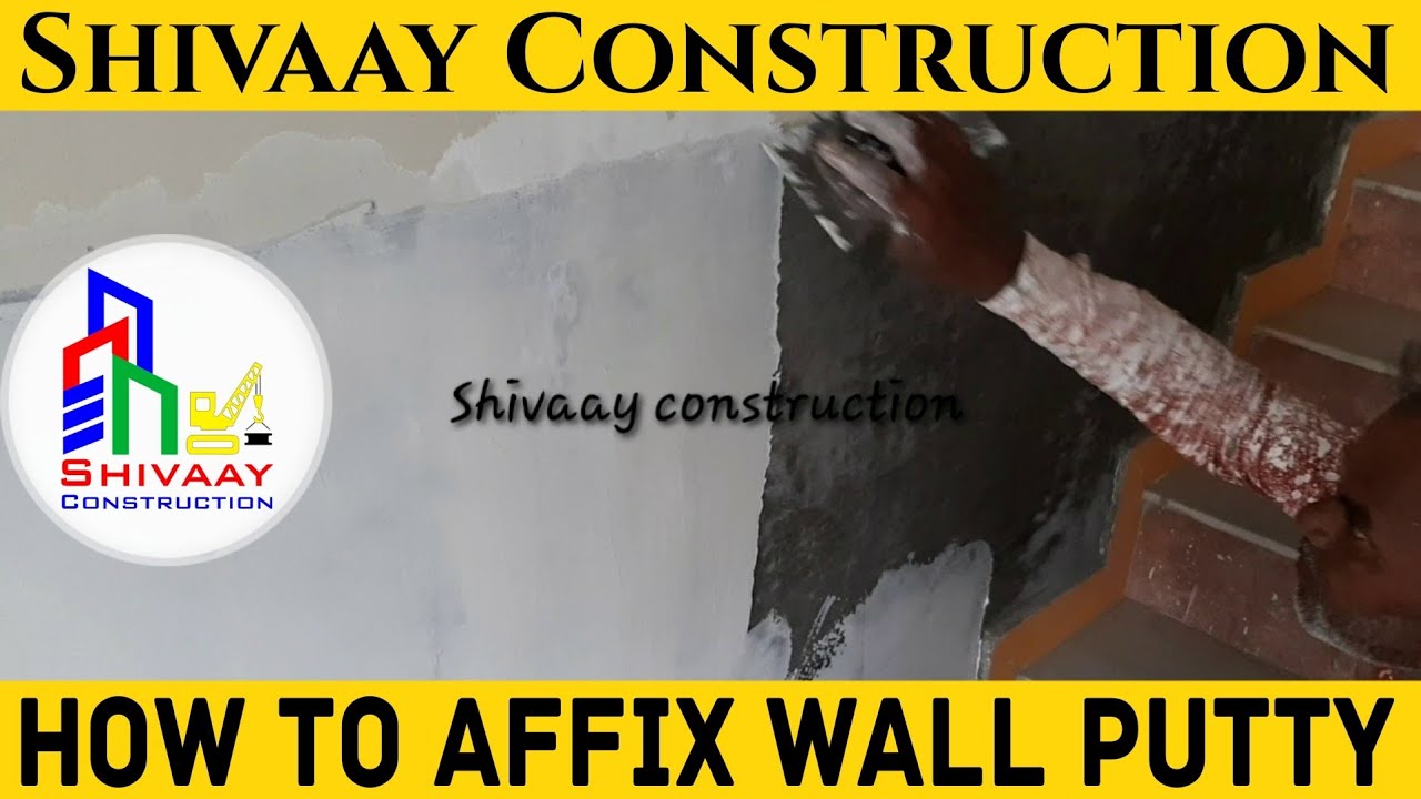 How to affix wall putty on wall in hindi, wall putty video shivaay