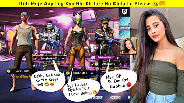 Random 3 players call me Noob / challenge for 1vs3 TDM room (part - 32)