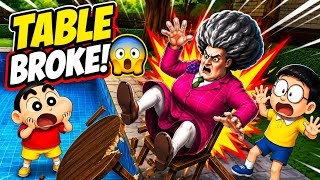 😱 Wait For Her Reaction! Funniest Scary Teacher Prank!// Tyro gaming # shinchan #cartoon
