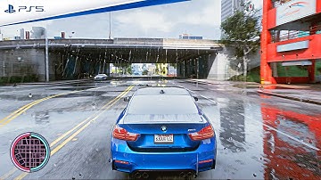 GTA 6 PS5 Graphics? 4k Ultra Settings Gameplay! Real-Life Graphics GTA 5 Ray Tracing RTX PC Mod!