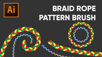 Braid Pattern Brush in Adobe Illustrator Urdu/Hindi l Illustrator Tutorial