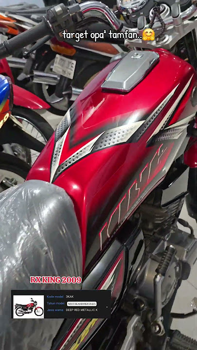 PESONA RX KING 2009 RED 🔥 #jualbelirxking #jualbeli2tak #storyrxking #2takcollection #rxking135cc